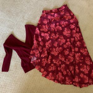 Joyfolie Mia Joy Women's Set with skirt and wrap top